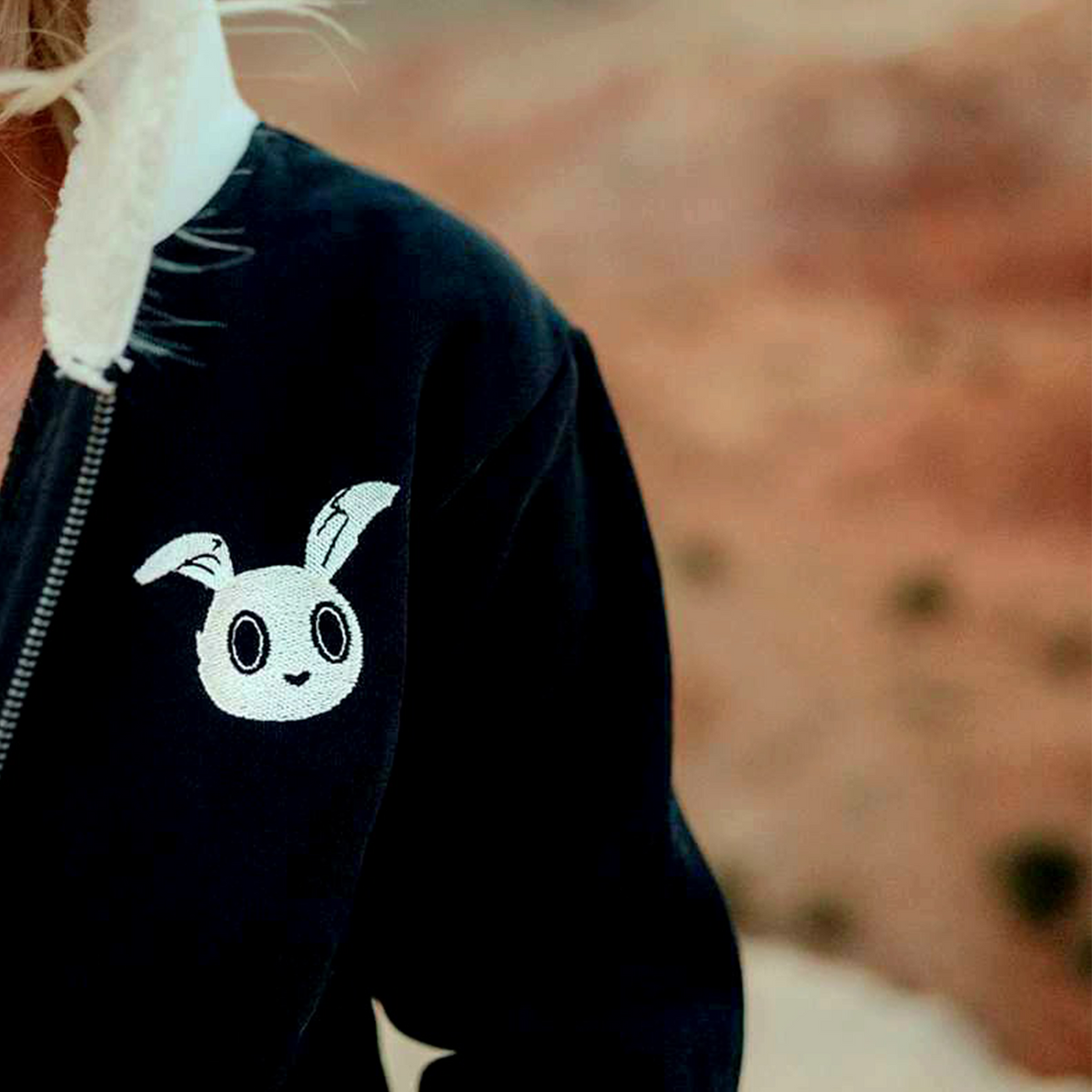 ZOA Signature Sherpa-Lined Crop Zip-Up
